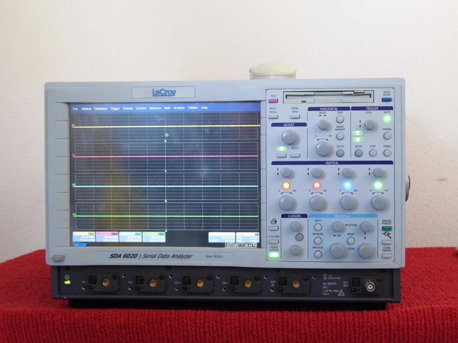 Lecroy SDA6020 6Ghz QUAD 20GS/s ASDA ET JTA2 SDA XDEV XMAP XMATH Lecroy SDA6020 6Ghz QUAD 20GS/s ASDA ET JTA2 SDA XDEV XMAP XMATH